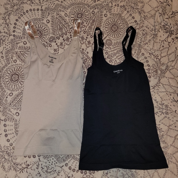 BNWOT Bebe Shapewear Shaping Camisole Tank Tops - Picture 2 of 10